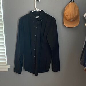 Gap men’s long sleeve black button up